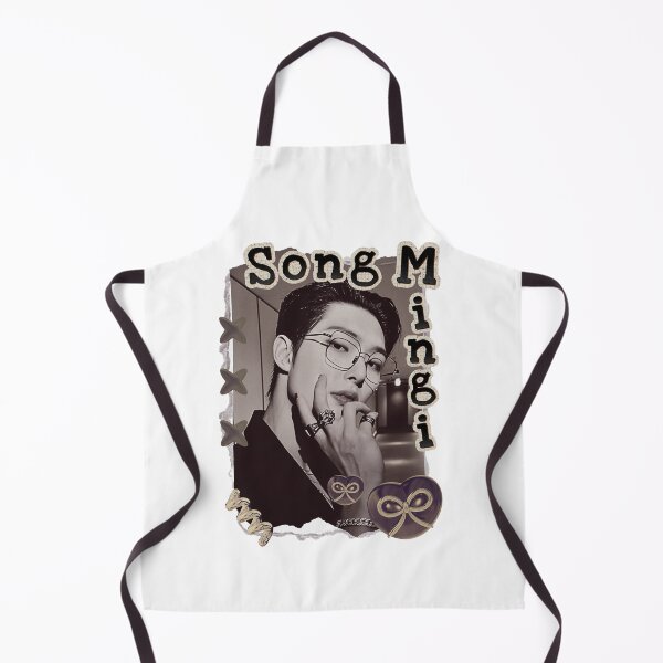 Item preview, Ateez Song Mingi Kpop Boy group Scrapbook Collage Cozy Y2K Vintage Design designed and sold by HELL0WBELLO.