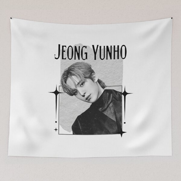 Item preview, Ateez Jeong Yunho Kpop Boy group Scrapbook Collage Cozy Y2K Vintage Design designed and sold by HELL0WBELLO.