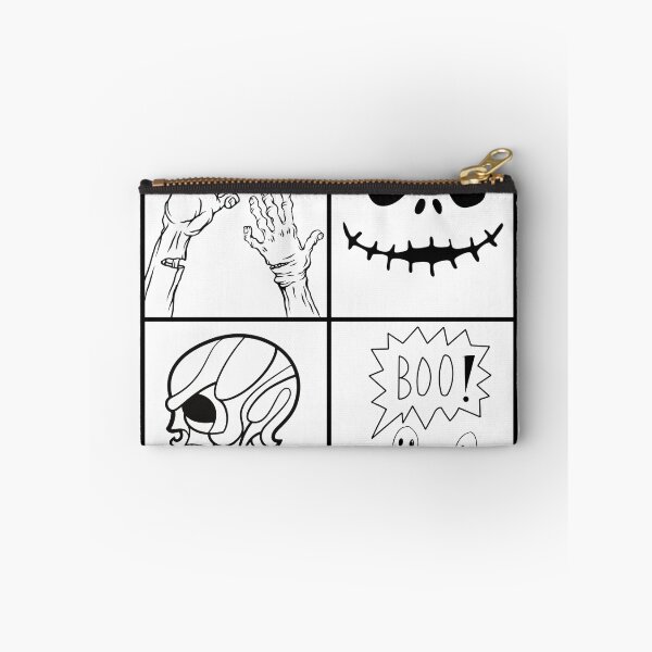 Item preview, Creepy Horror Design: Scary Smiling Face, Ghostly Hand, Screaming Skull & Floating Ghosts with BOO Text -Halloween Terror Art". designed and sold by TialCorner.