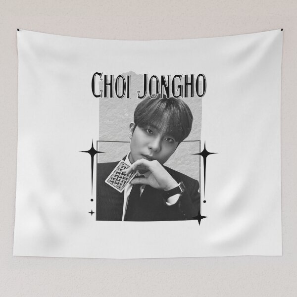Item preview, Ateez Choi Jongho Kpop Boy group Scrapbook Collage Cozy Y2K Vintage Design designed and sold by HELL0WBELLO.