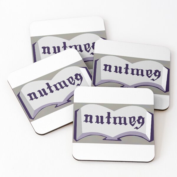 Item preview, Deep Purple Book Spice Label Nutmeg designed and sold by abitofaromantic.