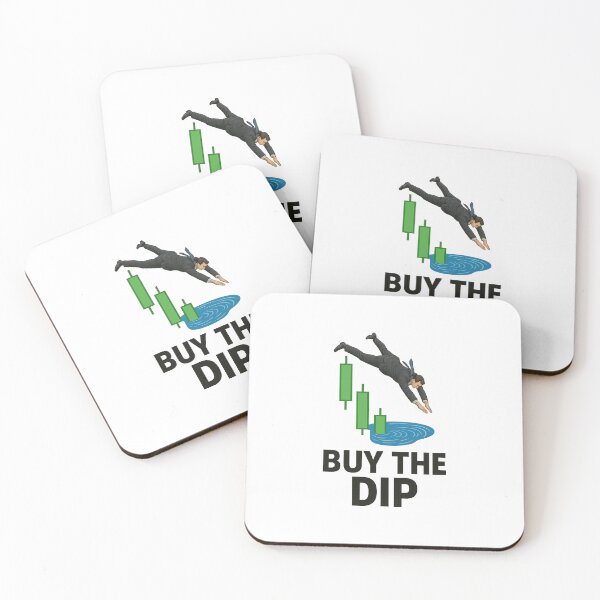 Item preview, Buy The Dip – Businessman Diving Into Bullish Candlestick Chart designed and sold by BullishJunkie.