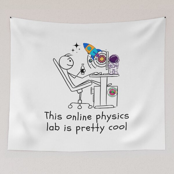 Item preview, Funny This Online Physics Lab is Pretty Cool. designed and sold by MPC-Mince-Pies.