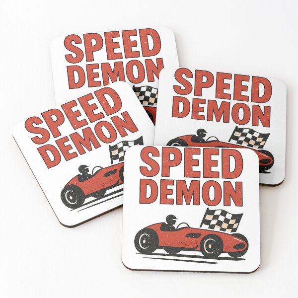 Item preview, Speed Demon: Diseño de coche de carreras clásico designed and sold by CreativeGorillas.
