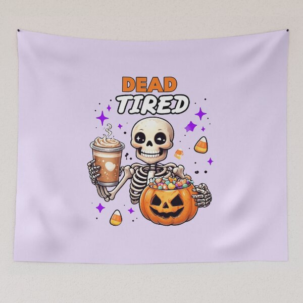 Item preview,  Funny Halloween Skeleton Fall Coffee Lover designed and sold by AmabelleAtelier.