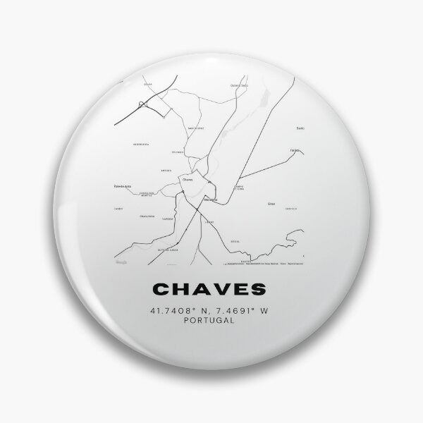 Artikelvorschau, Chaves Portugal Minimalistisches Kartenposter – Moderne Schwarz-Weiß-Stadtkunst, Reise-Wanddekoration entworfen und verkauft von RM-Journey.