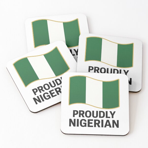 Item preview, Proudly Nigerian – Green White Green Flag Art designed and sold by astersgraphics.