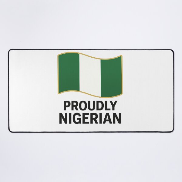 Item preview, Proudly Nigerian – Green White Green Flag Art designed and sold by astersgraphics.