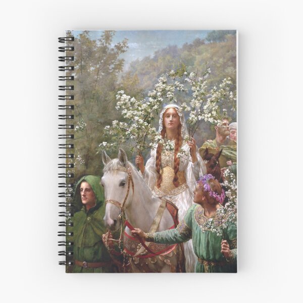 Item preview, Queen Guinevere's Maying c. 1900 by John Collier designed and sold by Cat Lady Designs.