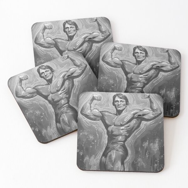 Item preview, Arnie Is Numero Uno - neo expressionism  (Black and White)  designed and sold by CleverCulture.