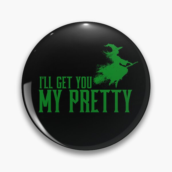Item preview, I'll Get You My Pretty Text and Witch  designed and sold by LuvGlamGraphics.
