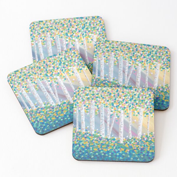 Item preview, Whimsical Birch Forest designed and sold by Lisa Jean Art.