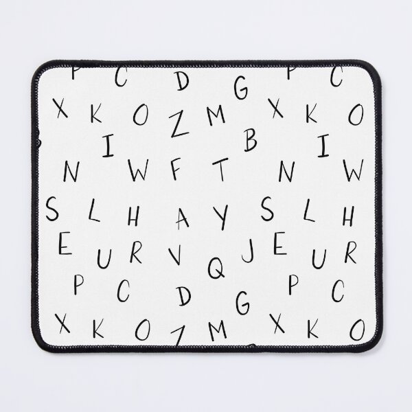 Item preview, Black and white hand written alphabet designed and sold by Adaptixstudio.