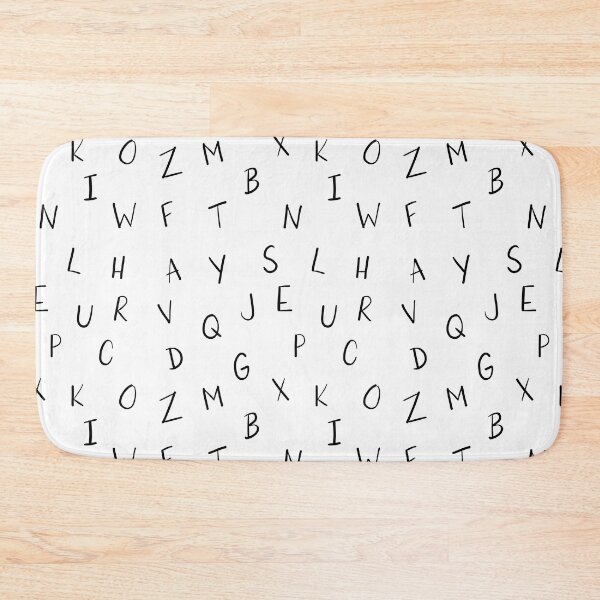 Item preview, Black and white hand written alphabet designed and sold by Adaptixstudio.