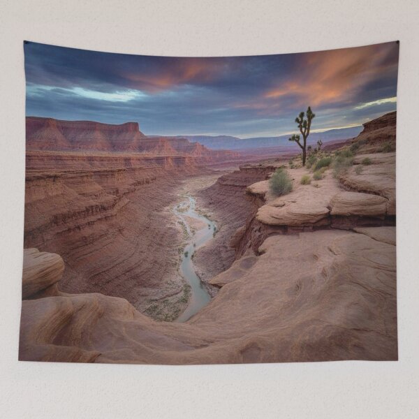 Item preview, Lifestyle Hub: Majestic Desert Canyon Sunset designed and sold by M&M Lifestyle Hub.