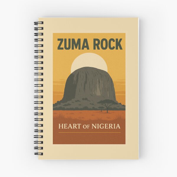 Item preview, Zuma Rock – Nigeria Travel Poster Art designed and sold by astersgraphics.