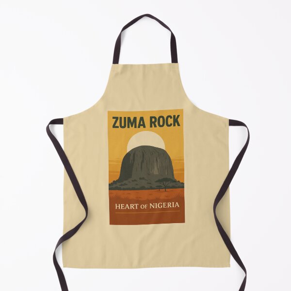Item preview, Zuma Rock – Nigeria Travel Poster Art designed and sold by astersgraphics.