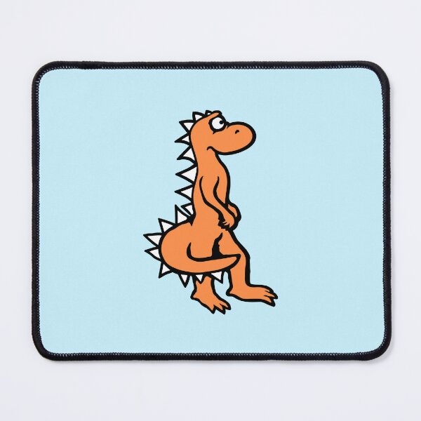 Item preview, Stegosaurus Afraid Fearful Scared Unhappy Stare Comic Cartoon designed and sold by shirt-o-mat.