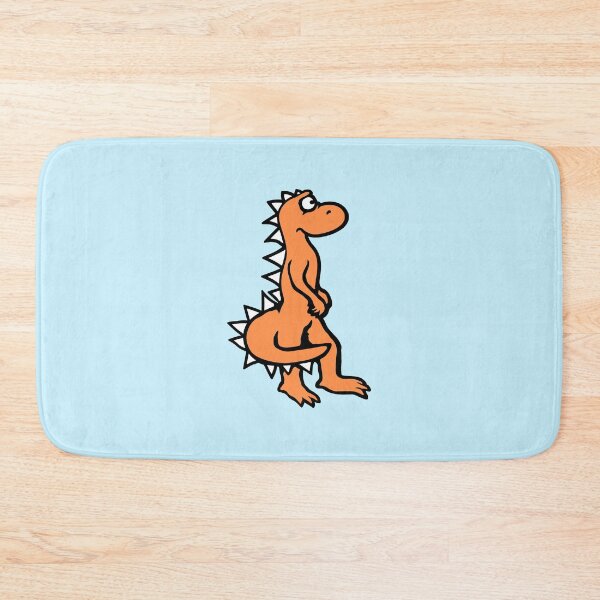 Item preview, Stegosaurus Afraid Fearful Scared Unhappy Stare Comic Cartoon designed and sold by shirt-o-mat.