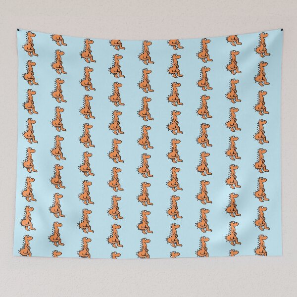 Item preview, Stegosaurus Afraid Fearful Scared Unhappy Stare Comic Cartoon designed and sold by shirt-o-mat.