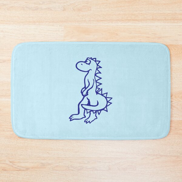 Item preview, Stegosaurus Afraid Fearful Scared Unhappy Stare Comic Cartoon designed and sold by shirt-o-mat.