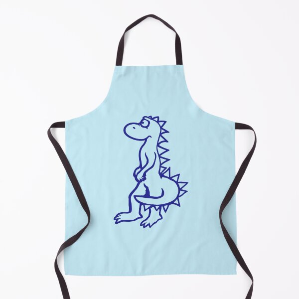 Item preview, Stegosaurus Afraid Fearful Scared Unhappy Stare Comic Cartoon designed and sold by shirt-o-mat.