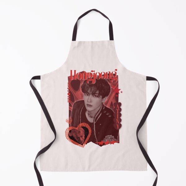 Item preview, Ateez Hongjoong Kpop Boy group Red Y2K Scrapbook Collage Cozy Vintage Design designed and sold by HELL0WBELLO.