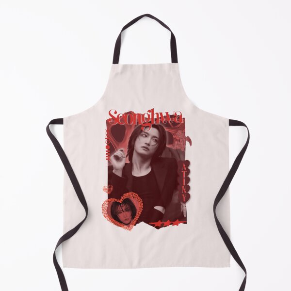 Item preview, Ateez Seonghwa Kpop Boy group Red Y2K Scrapbook Collage Cozy Vintage Design designed and sold by HELL0WBELLO.