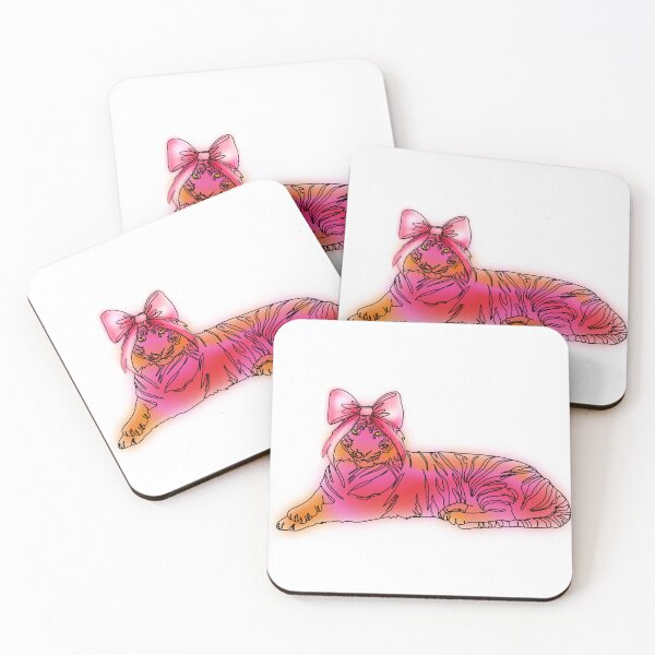 Item preview, Maple the Tiger with pink Bow – animalzinhats designed and sold by Ashley’sAnimalz.
