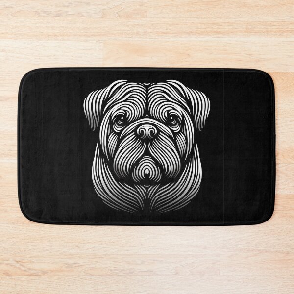 Item preview, Intricate Bulldog Lines Creating Mesmerising Art Design designed and sold by Vibes To VIsual.
