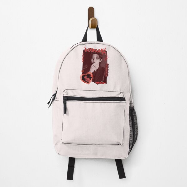 Item preview, Ateez Yeosang Kpop Boy group Red Y2K Scrapbook Collage Cozy Vintage Design designed and sold by HELL0WBELLO.