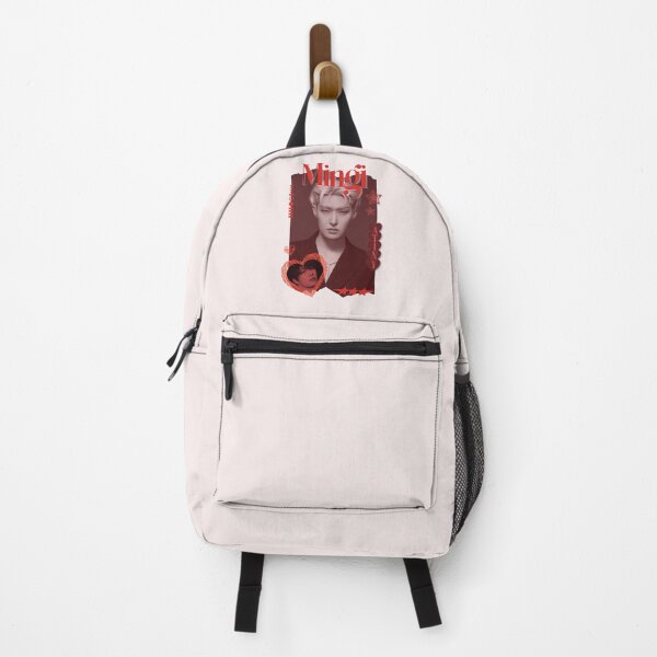 Item preview, Ateez Mingi Kpop Boy group Red Y2K Scrapbook Collage Cozy Vintage Design designed and sold by HELL0WBELLO.