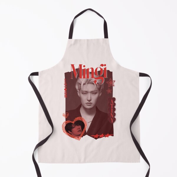 Item preview, Ateez Mingi Kpop Boy group Red Y2K Scrapbook Collage Cozy Vintage Design designed and sold by HELL0WBELLO.