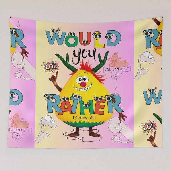 Item preview, Would You Rather Book Cover Graphic Art designed and sold by dcohea.
