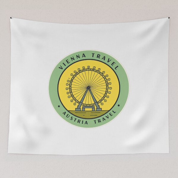 Item preview, Vienna Austria Travel Retro Emblem - Vintage Style Souvenir Design designed and sold by Timegraf.