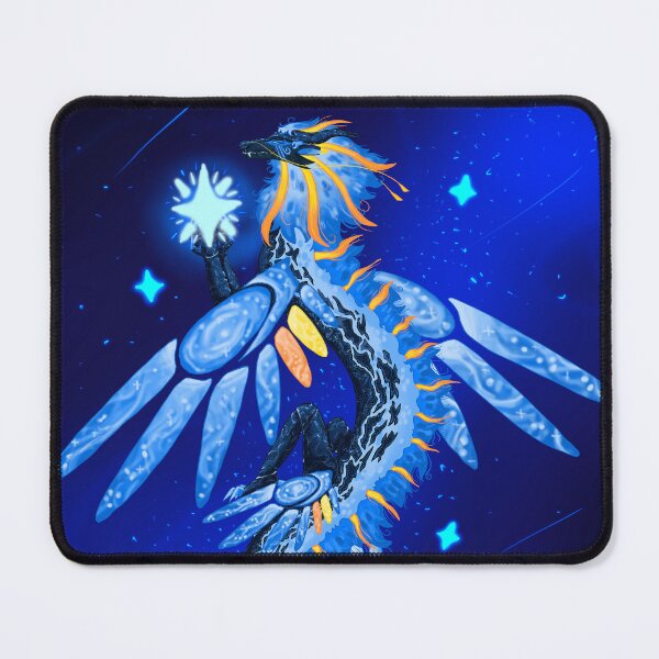 Item preview, Azure Star Dragon (with Background) designed and sold by Magethewizard.