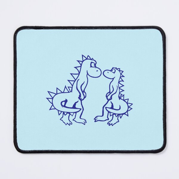 Item preview, 2 Stegosaurus Enemies Afraid Fearful Scared Stare Fight designed and sold by shirt-o-mat.