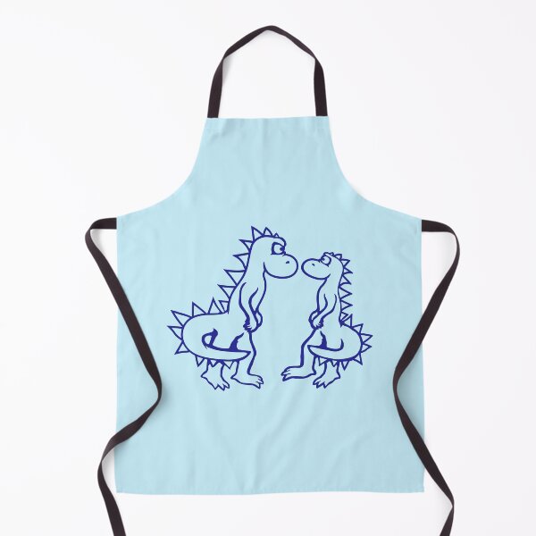 Item preview, 2 Stegosaurus Enemies Afraid Fearful Scared Stare Fight designed and sold by shirt-o-mat.