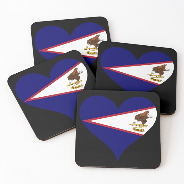 Item preview, American Samoa Heart Flag - Uatogi & Fue designed and sold by NTGUILTY.
