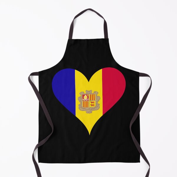 Item preview, Andorra Heart Flag - Virtus Unita Fortior designed and sold by NTGUILTY.
