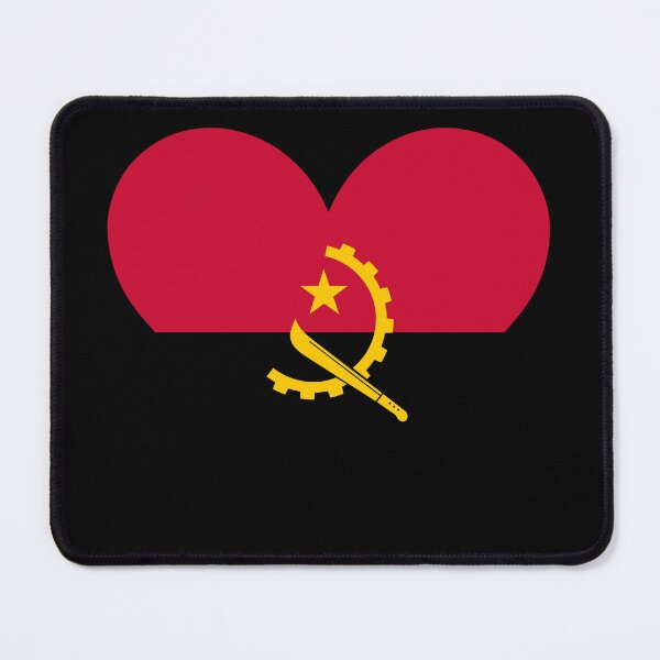 Item preview, Angola Heart Flag - MPLA Pride designed and sold by NTGUILTY.