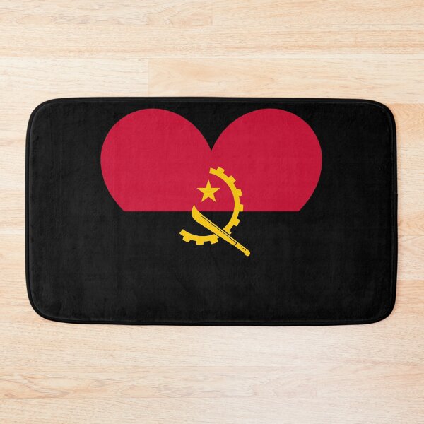 Item preview, Angola Heart Flag - MPLA Pride designed and sold by NTGUILTY.