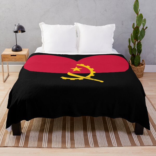 Item preview, Angola Heart Flag - MPLA Pride designed and sold by NTGUILTY.