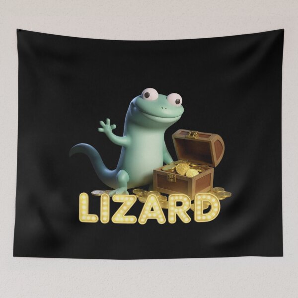 Item preview, Elio Lizard Meme: Golden Treasure designed and sold by lojadpop.
