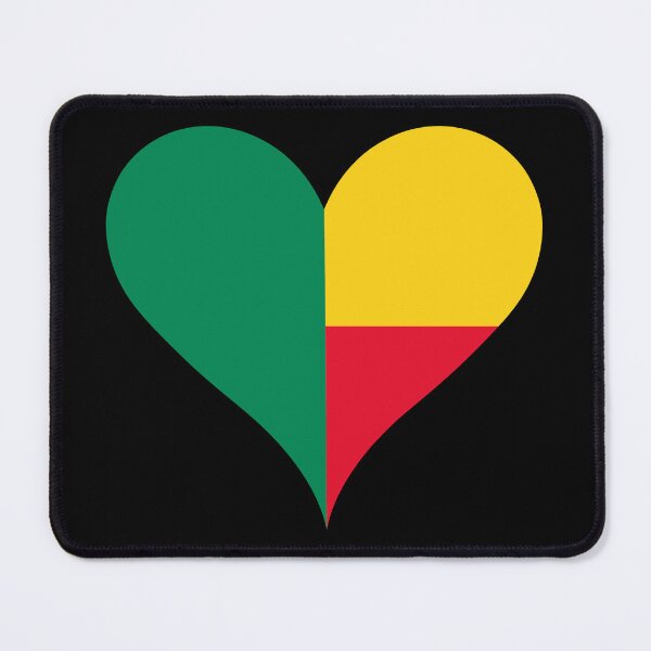 Item preview, Benin Heart Flag - Pan-African Pride designed and sold by NTGUILTY.
