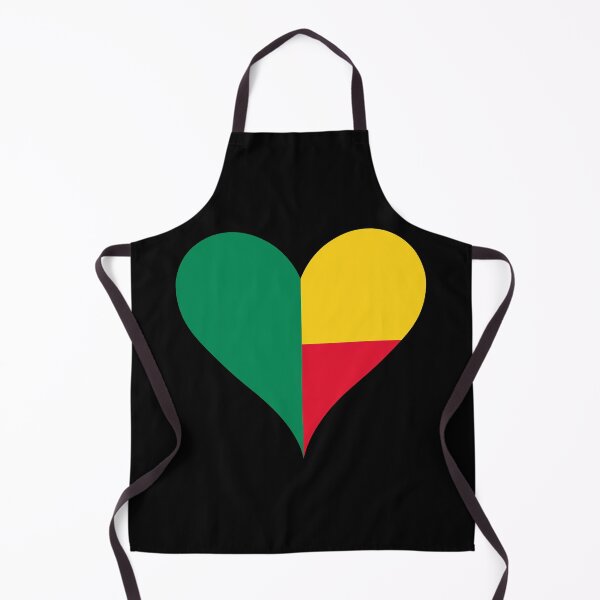 Item preview, Benin Heart Flag - Pan-African Pride designed and sold by NTGUILTY.