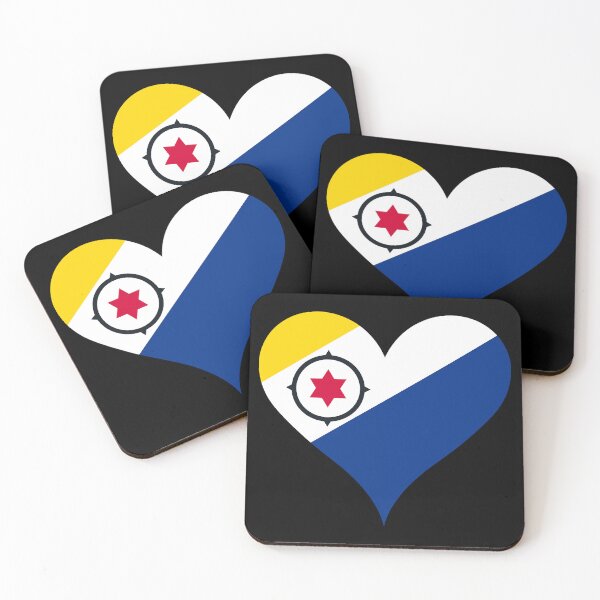 Item preview, Bonaire Heart Flag - Caribbean Pride designed and sold by NTGUILTY.