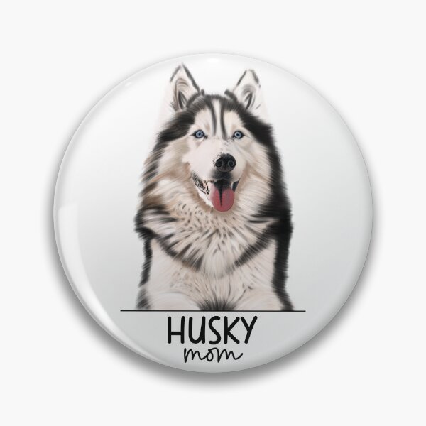 Item preview, Husky Mom – Realistic Illustration designed and sold by PitiHerreraStudio.