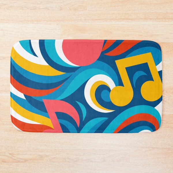 Item preview, Puerto Rican Music Waves – Bold Geometric Tropical Rhythm Design designed and sold by BoricuaRebelde.