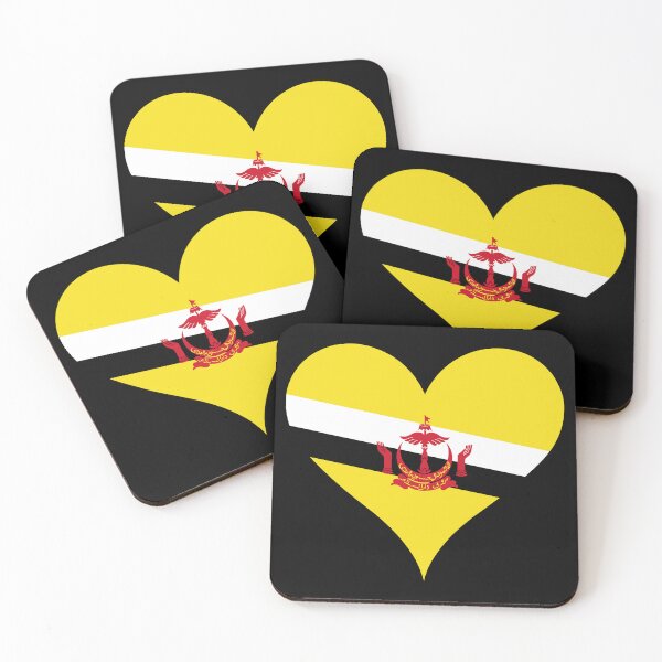 Item preview, Brunei Heart Flag - Abode of Peace Pride designed and sold by NTGUILTY.